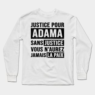 Justice Pour ADAMA Long Sleeve T-Shirt